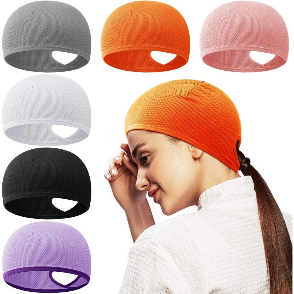 Women Men Cooling Skull Cap Sweat Wicking Lightweight Cycling Running Hat